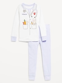 L'image numéro 1 présente Pyjama à coupe ajustée à imprimé pour tout-petit et bébé