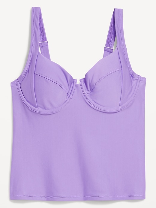 Image number 4 showing, Underwire Tankini Swim Top