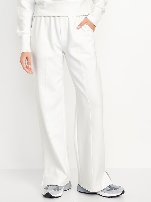 Image number 1 showing, High-Waisted Dynamic Fleece Trouser Pants