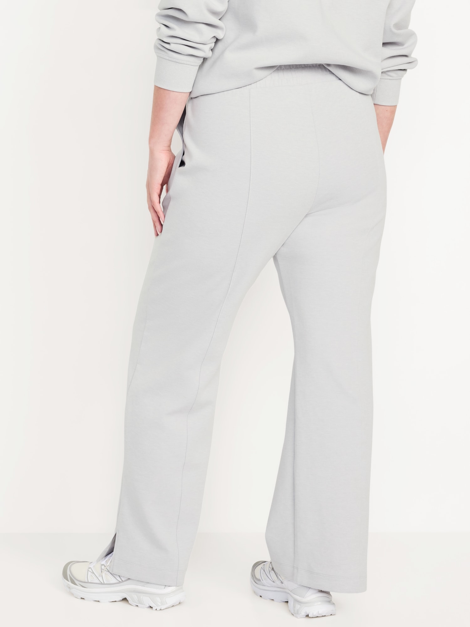 High-Waisted Dynamic Fleece Trouser Pants