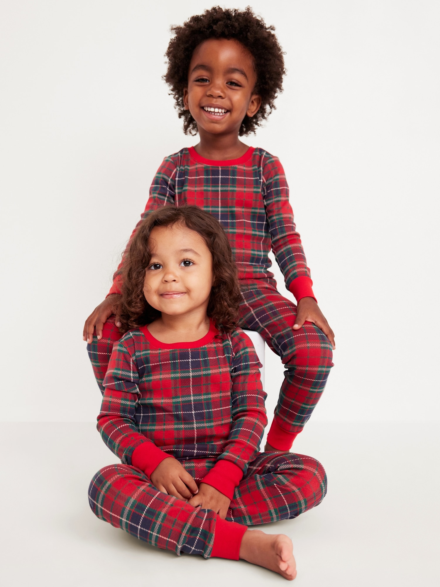 Printed Snug-Fit Pajama Set for Toddler & Baby