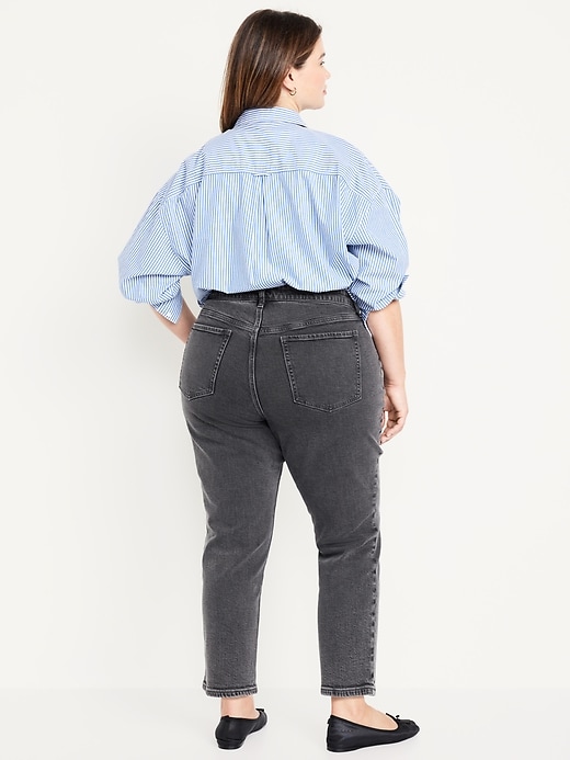 Image number 7 showing, Curvy High-Waisted OG Straight Ankle Jeans