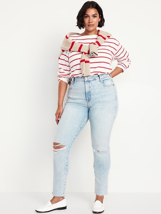 Image number 7 showing, High-Waisted Vintage Slim Jeans