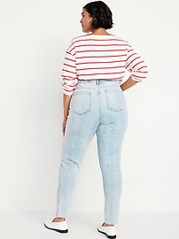 High-Waisted Vintage Slim Jeans
