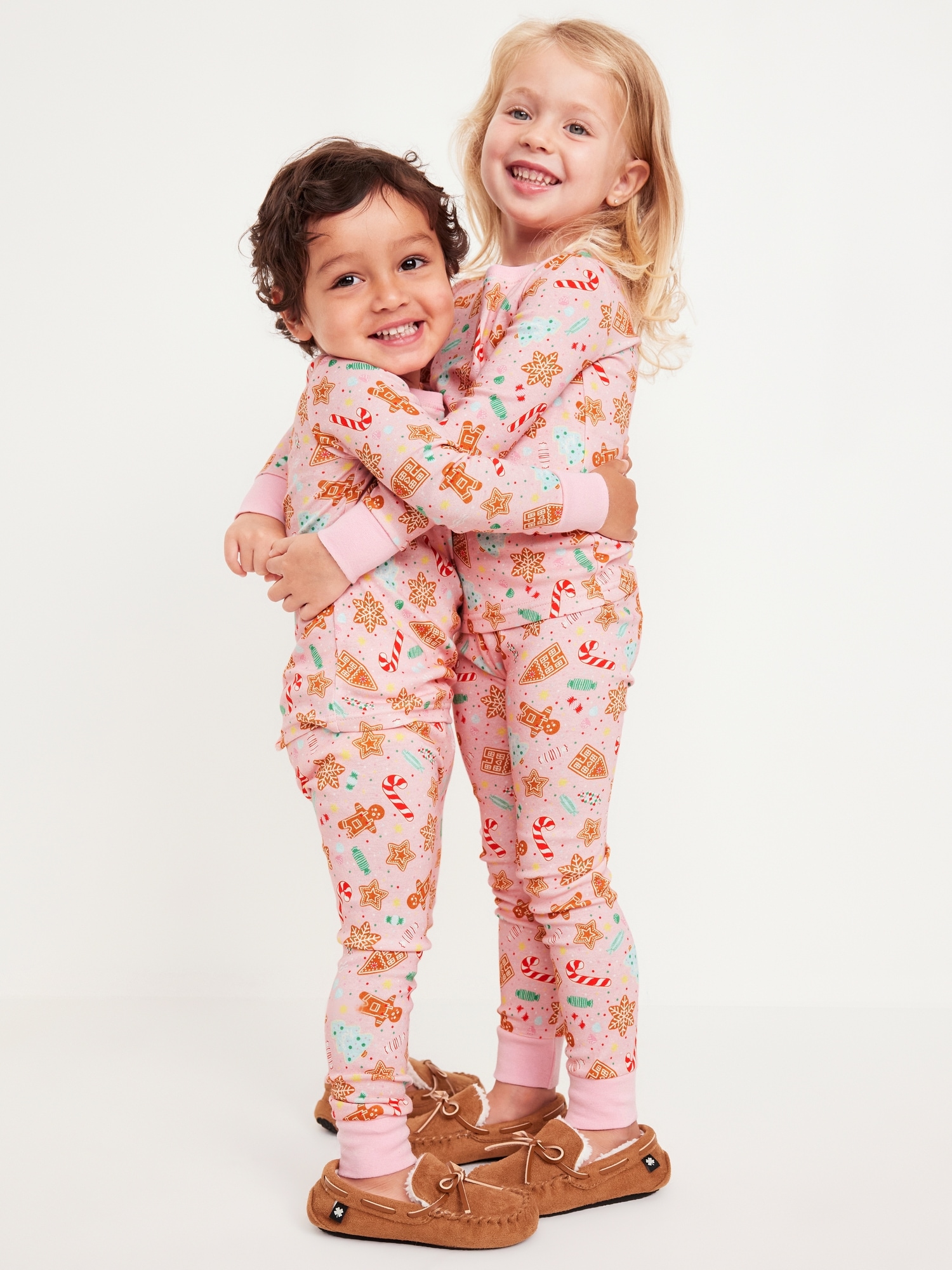 Printed Snug-Fit Pajama Set for Toddler & Baby