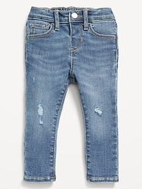 Image number 1 showing, High-Waisted Rockstar 360° Stretch Frayed-Hem Jeggings for Toddler Girls