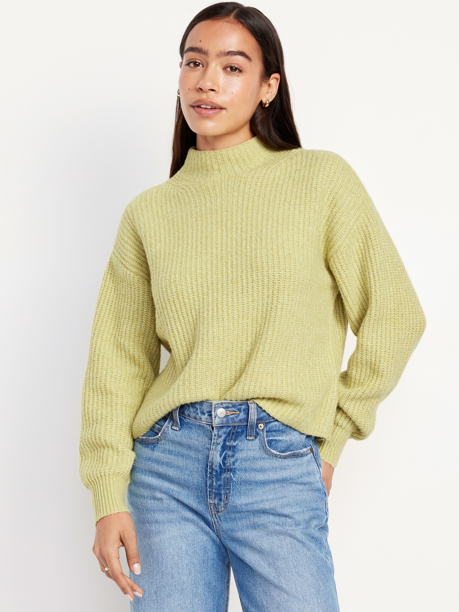 SoSoft Crop Sweater - Green