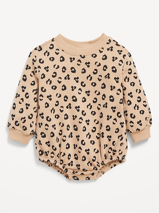 Image number 3 showing, Printed Long-Sleeve One-Piece Romper for Baby