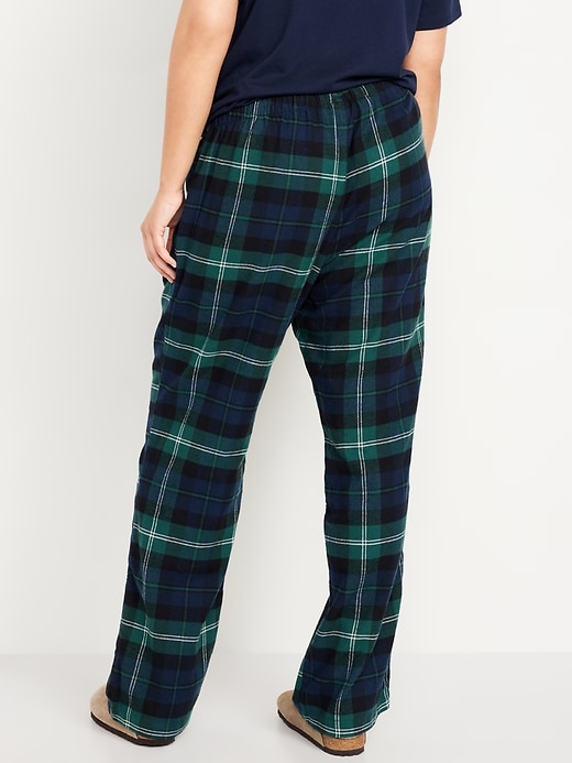 L'image numéro 6 présente Pantalon de pyjama en flanelle à taille mi-basse pour Femme