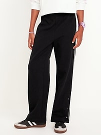 Image number 1 showing, High-Waisted Dynamic Fleece Track Pants for Girls