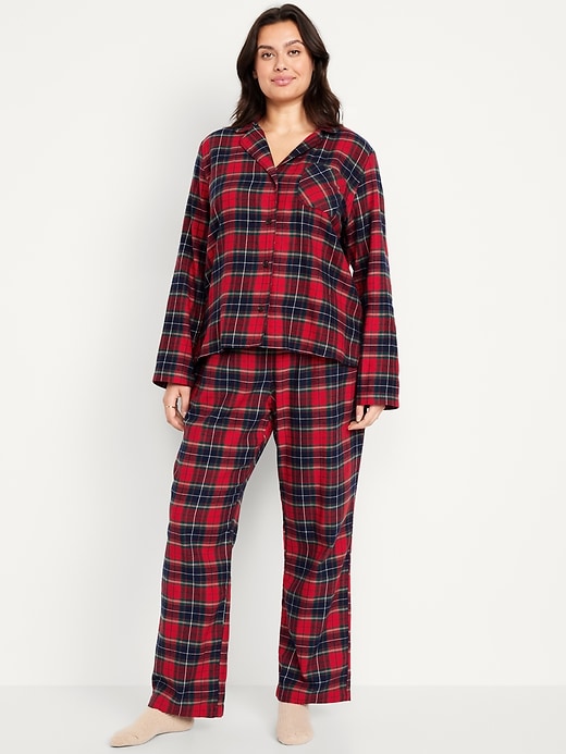 Image number 5 showing, Flannel Pajama Set for Women