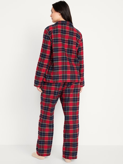 Image number 6 showing, Flannel Pajama Set for Women