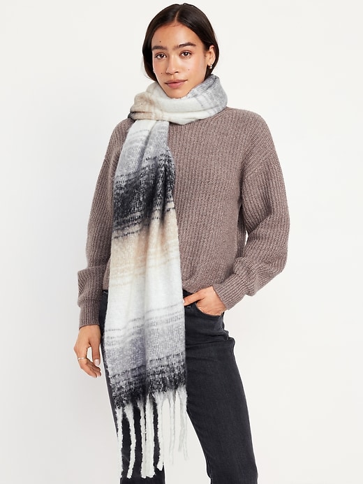 Image number 1 showing, Fringed Scarf