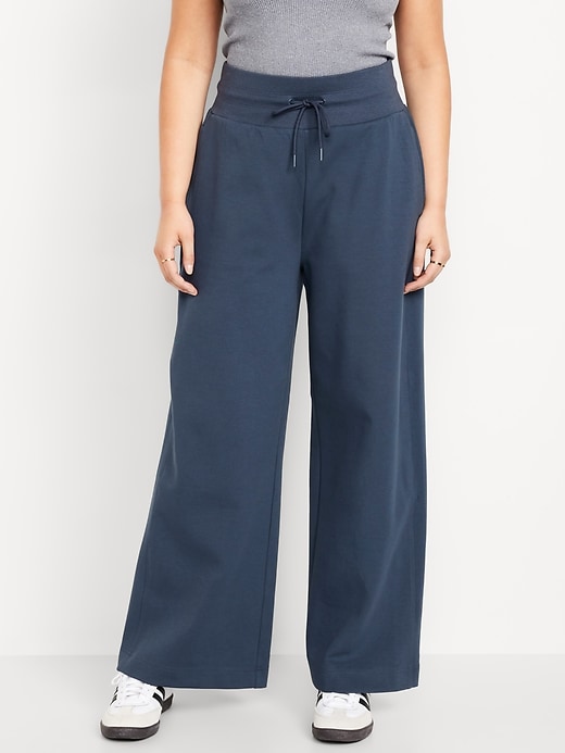 Image number 4 showing, Dynamic Fleece Wide-Leg Pants