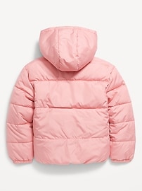 View large product image 3 of 3. Water-Resistant Quilted Puffer Jacket for Girls