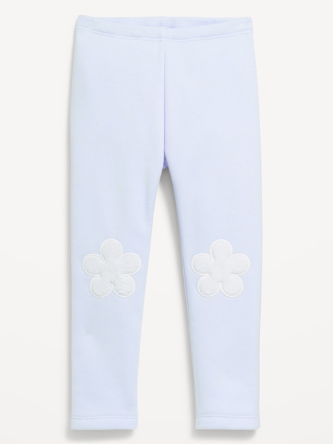 Cozy Fleece-Lined Leggings for Toddler Girls