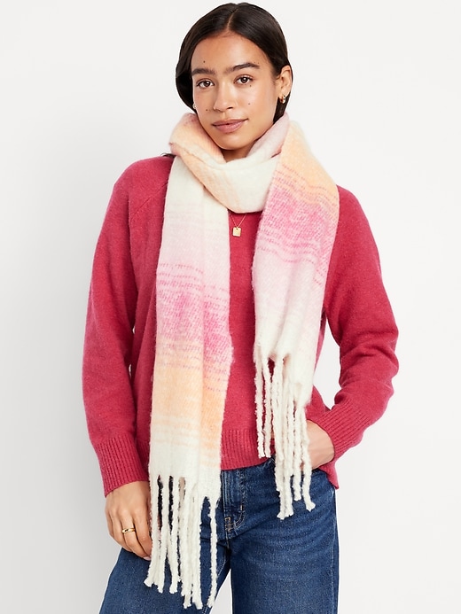 Image number 1 showing, Fringed Scarf