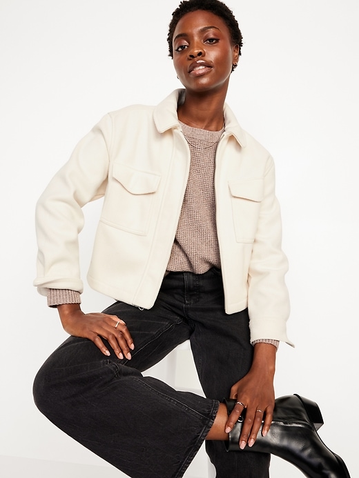 Image number 3 showing, Relaxed Shirt Jacket