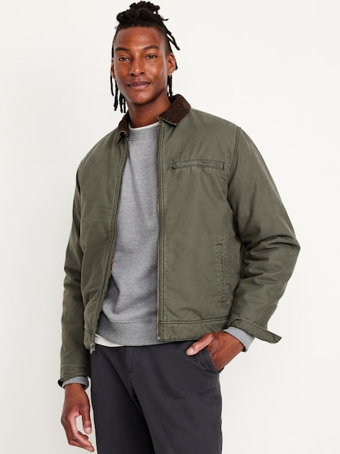 Flannel-Lined Barn Coat