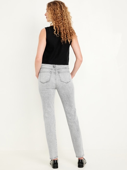 Image number 3 showing, High-Waisted Vintage Slim Jeans