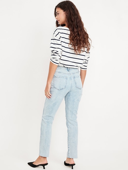 L'image numéro 3 présente Jean étroit vintage à taille haute