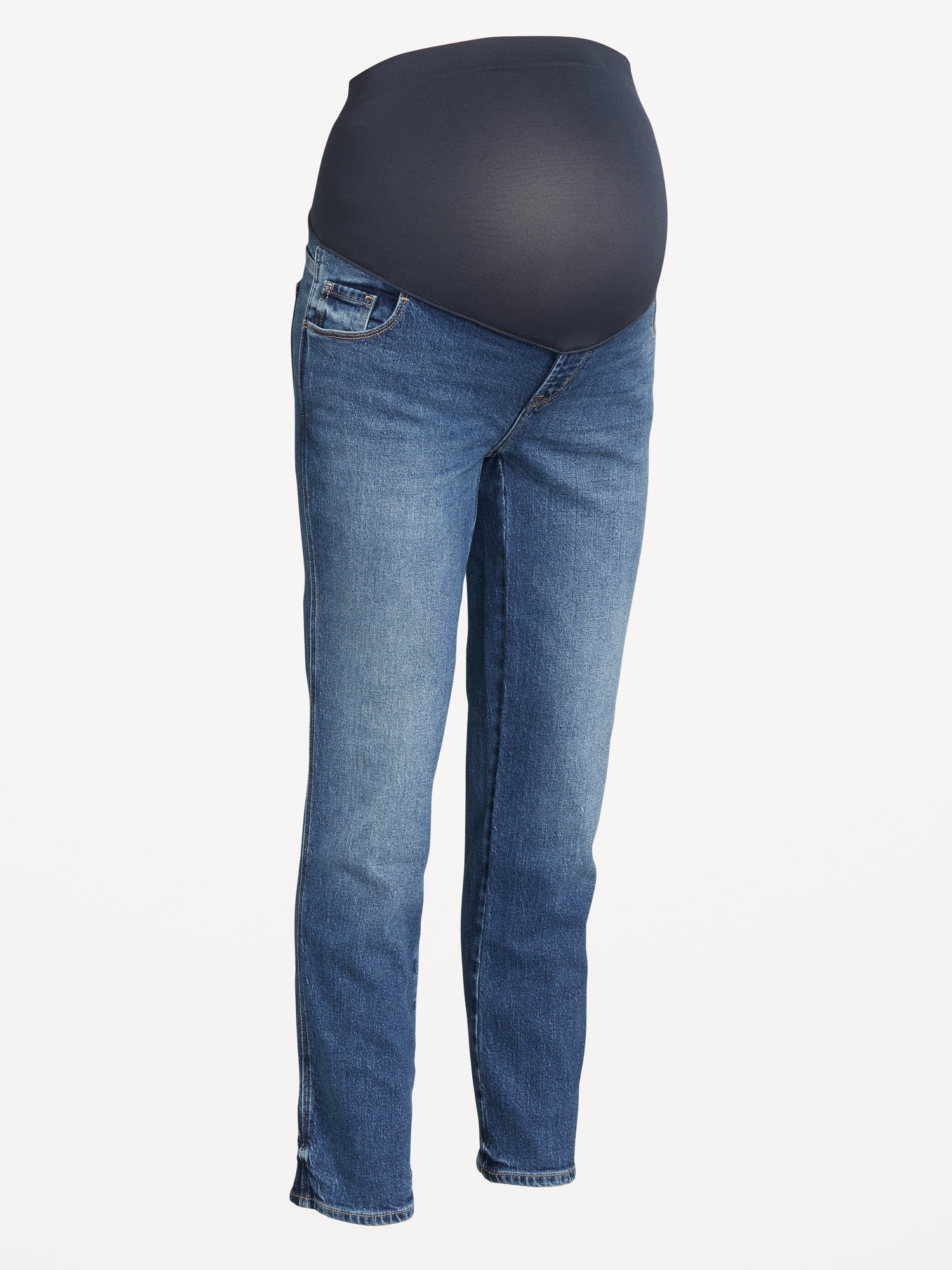 Maternity Full-Panel Vintage Slim Jeans