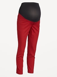 L'image numéro 2 présente Pantalon de maternité Pixie à panneau intégral, longueur cheville