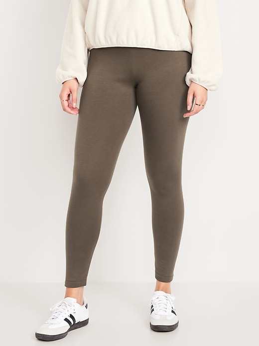 Image number 5 showing, High-Waisted Fleece-Lined Leggings