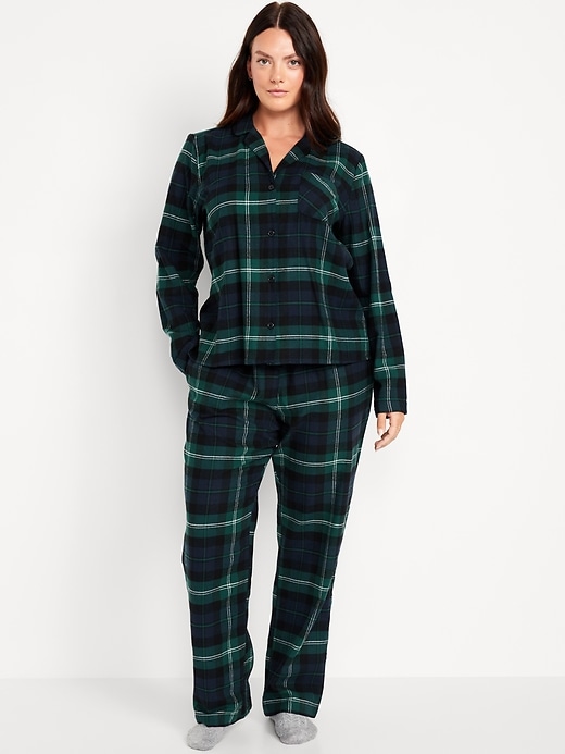 Image number 5 showing, Flannel Pajama Set for Women