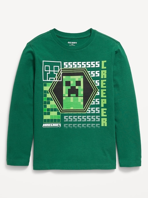 Voir une image plus grande du produit 1 de 2. T-shirt à imprimé Minecraft&#153 unisexe pour enfant