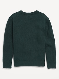 View large product image 3 of 3. SoSoft Crew-Neck Printed Sweater for Boys