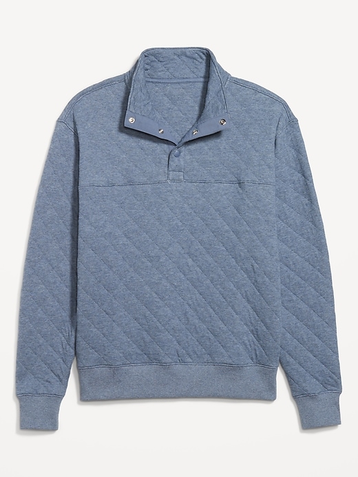 Image number 4 showing, Quilted Fleece Pullover