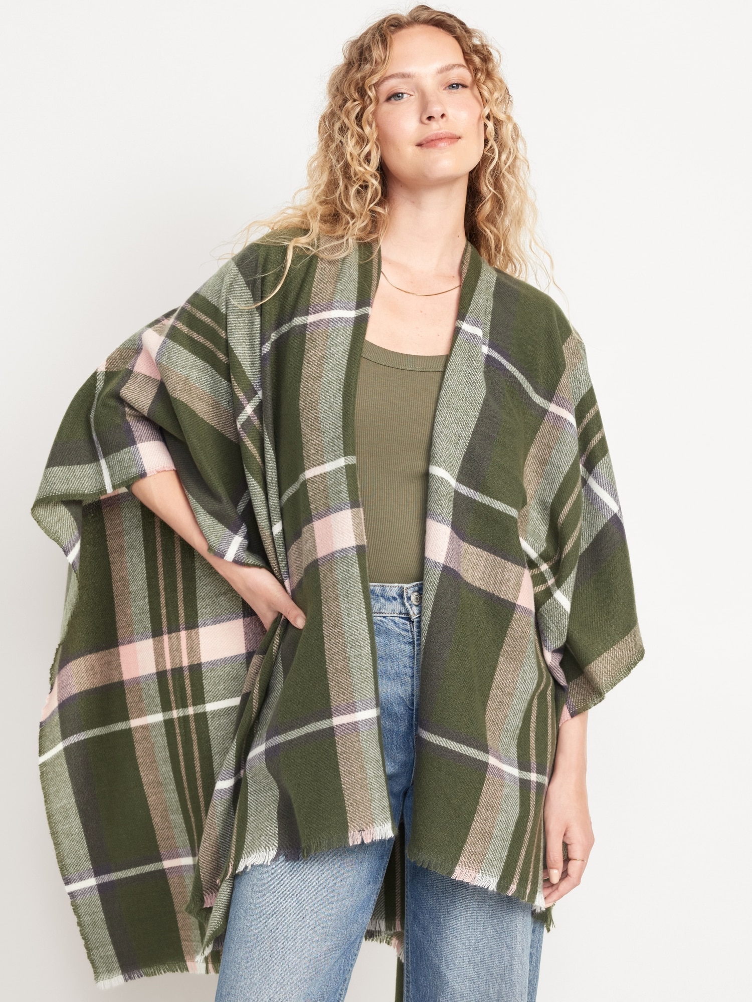 Flannel Poncho