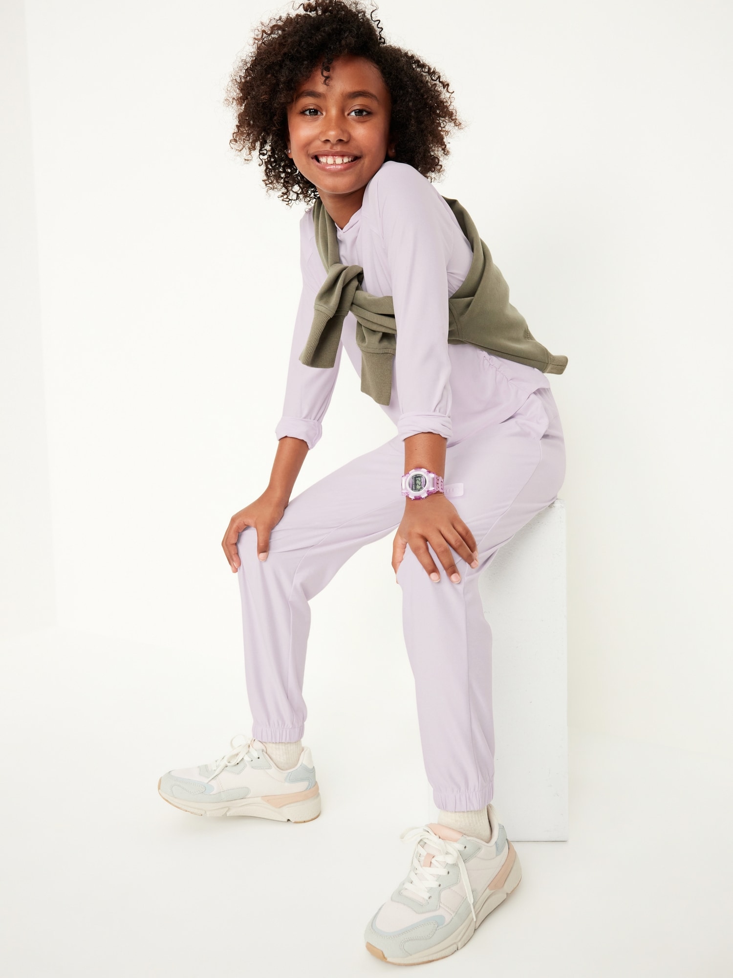 High-Waisted CloudMotion Joggers for Girls