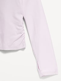 View large product image 5 of 5. CloudMotion Side-Ruched Hoodie for Girls