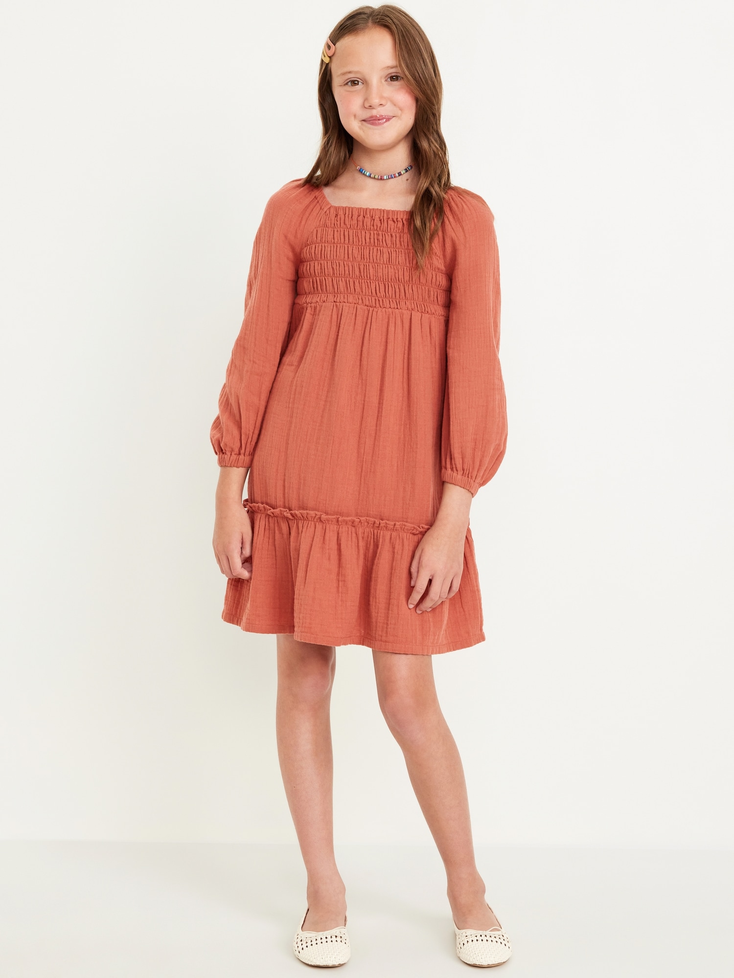 Bell sleeve flare dress best sale