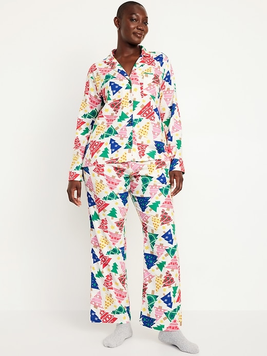 Image number 5 showing, Flannel Pajama Set for Women