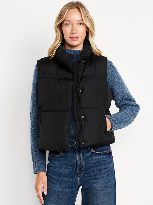 Image number 1 showing, Quilted Puffer Vest