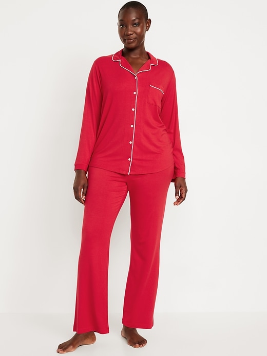 Image number 5 showing, Knit Jersey Pajama Pant Set