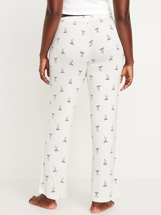 Image number 6 showing, Mid-Rise Knit Jersey Pajama Pant