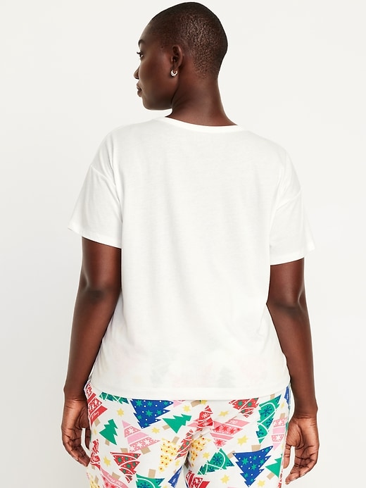 Image number 6 showing, Matching Holiday-Graphic T-Shirt for Women
