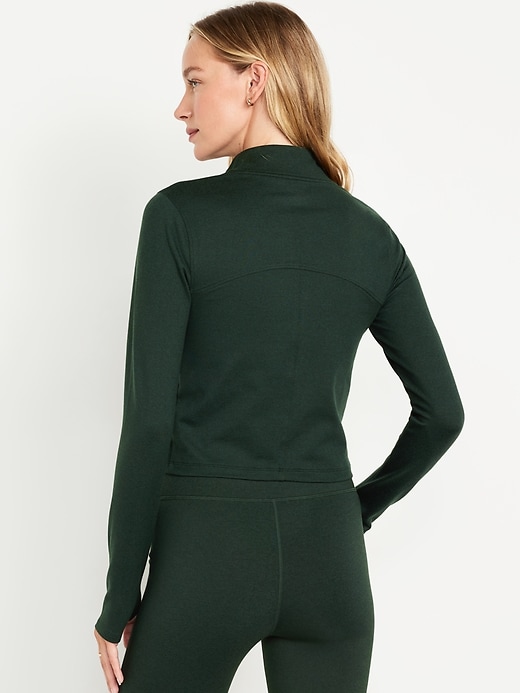 Image number 8 showing, CloudComfy Crop Quarter Zip