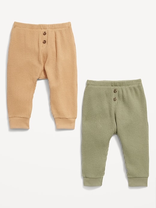 Voir une image plus grande du produit 2 de 2. Pantalon de jogging en tricot isotherme pour bébé (paquet de 2)