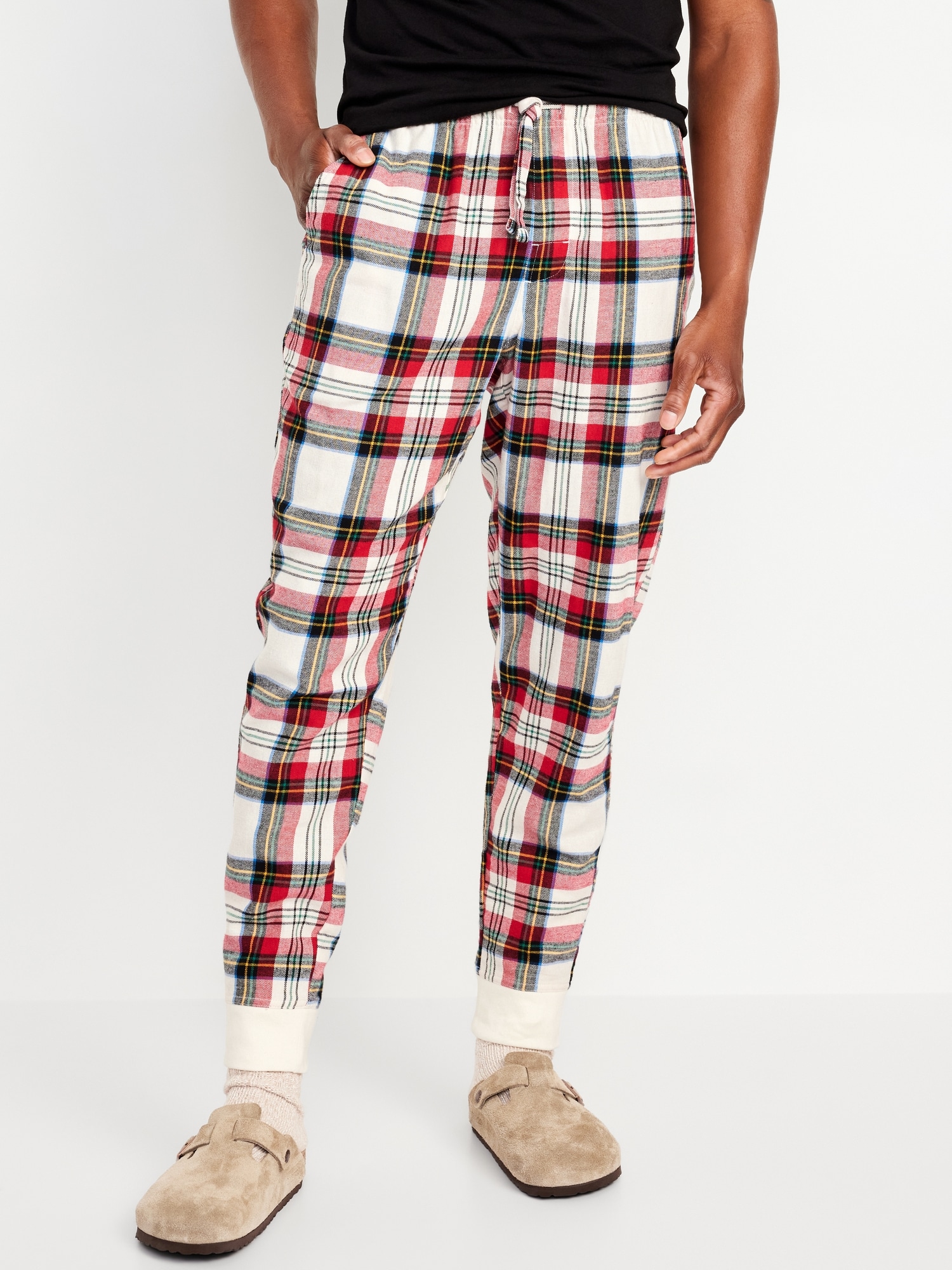 Flannel Pajama Joggers for Men Old Navy