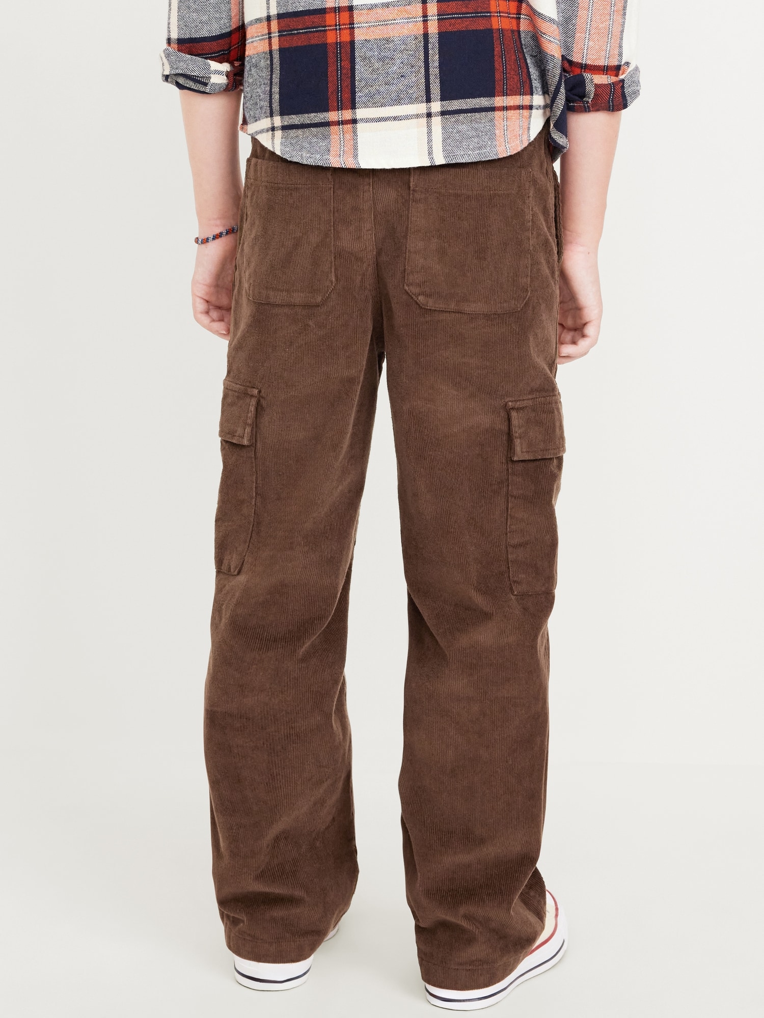 Baggy Corduroy Cargo Pants for Boys