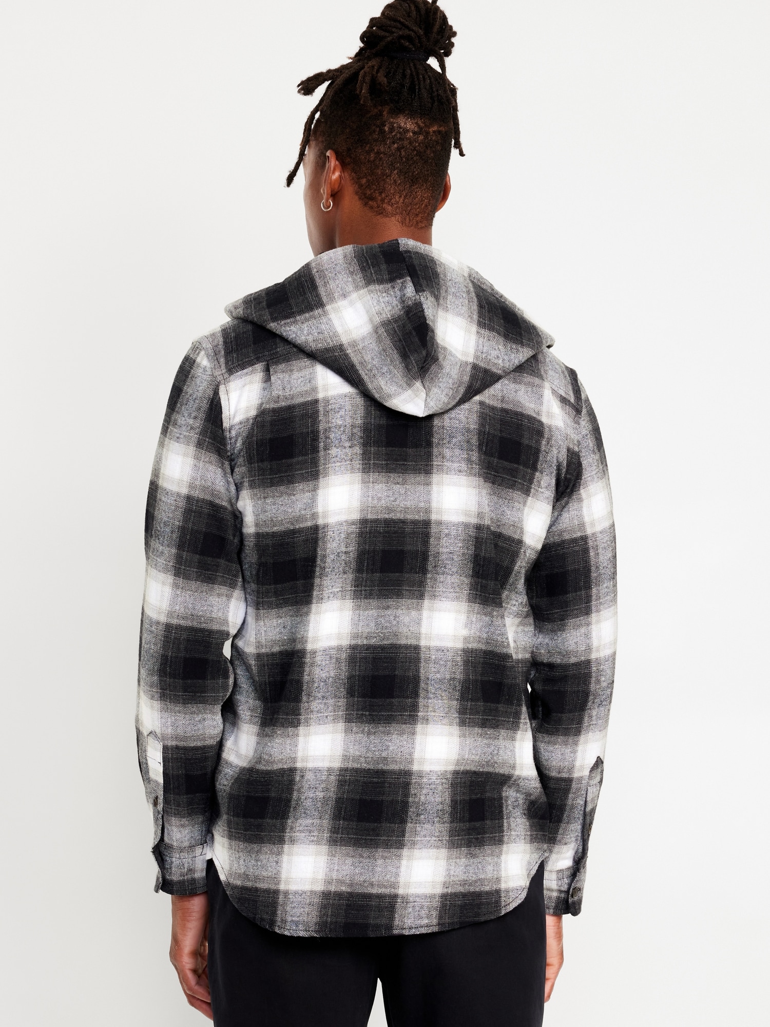 Hooded Flannel Shirt