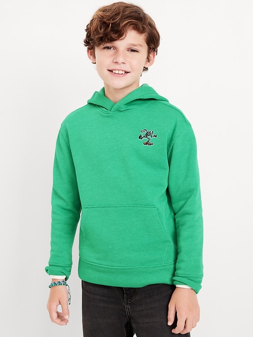 View large product image 1 of 4. Long-Sleeve Graphic Pullover Hoodie for Boys