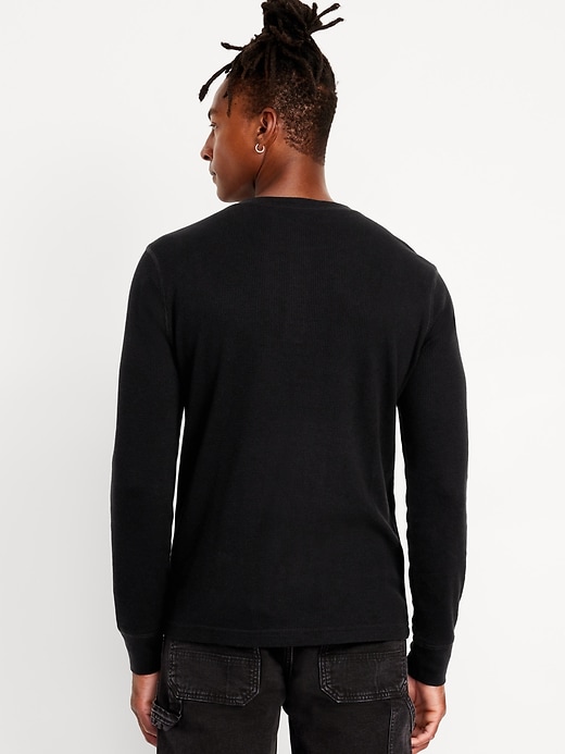 Image number 8 showing, Waffle Henley T-Shirt