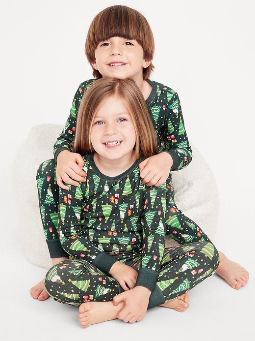 View large product image 1 of 3. Printed Snug-Fit Pajama Set for Toddler &amp; Baby