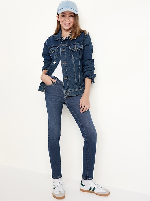 Image number 3 showing, High-Waisted Rockstar 360° Stretch Brushed-Back Button-Fly Jeggings for Girls